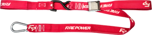 Fire Power - 1.5" Tie-down Soft-tye Red 2/pk - 29-13072