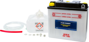 Fire Power - Battery W/acid B39-6 6v - B39-6 Fire Power - Battery W/acid B39-6 6v - B39-6