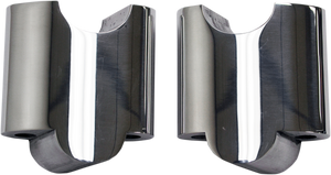 La Choppers - Extension Risers - 2" - SuperLow - Black - Handlebar Riser Extension - LA-7432-02