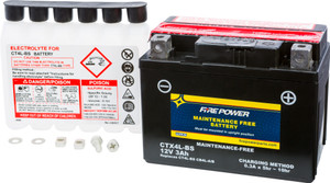 Fire Power - Battery Ctx4l-bs Maintenance Free - CTX4L-BS