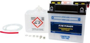 Fire Power - Battery W/acid 12n7d-3b 12v - 12N7D-3B Fire Power - Battery W/acid 12n7d-3b 12v - 12N7D-3B