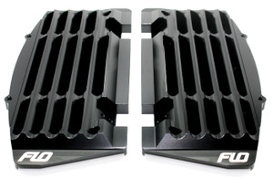 Flo Motorsports - High Flow Radiator Braces Black - FLO 754BLK
