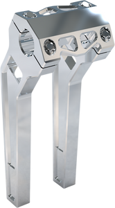 La Choppers - Risers - Pullback - 10" x 1-1/4" - Raw - Performance Risers - LA-7481-10R