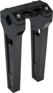La Choppers - Risers - Straight - 8" - Black Anodized - Performance Risers - LA-7470-08B