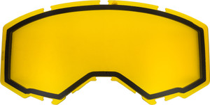 Fly Racing - Dual Lens W/o Vents Adult Yellow - FLB-012