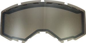 Fly Racing - Dual Lens With Vents Adult Silver Mirror/smoke - FLB-022