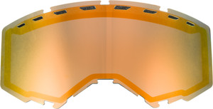 Fly Racing - Dual Lens With Vents Adult Orange Mirror/smoke - FLB-023