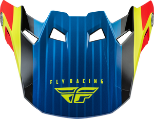 Fly Racing - Formula Carbon Prime Visor Hi-vis/blue/red Yl/sm - 73-47102S