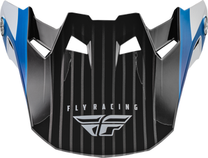 Fly Racing - Formula Carbon Prime Visor Blue/white/blue Carbon Md/lg - 73-47104M