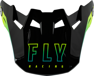 Fly Racing - Formula Cc Centrum Visor Black/blue/hi-vis Xl/2x - 73-47130L