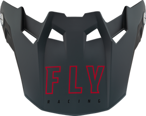 Fly Racing - Formula Cc Centrum Visor Matte Grey/black Yl/sm - 73-47131S