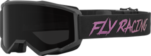 Fly Racing - Zone W/c Goggle Black/fusion W/dark Smoke Hydrophoc Lens - 37-51671