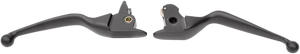 Drag Specialties - Lever Set - Black - Wide Blade Lever Set - H07-0591MB