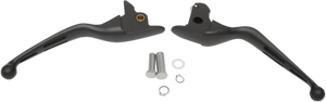 Drag Specialties - Levers - Slotted - Black - Slotted Wide Blade Lever Set - H07-0601MB