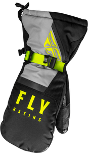 Fly Racing - Cascade Mittens Black/grey/hi-vis Xs - 363-3931XS