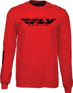 Fly Racing - Fly Corporate L/s Tee Red Xl - 352-4148X