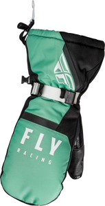 Fly Racing - Cascade Mittens Black/mint Lg - 363-3932L