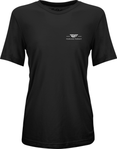 Fly Racing - Women's Fly Motto Tee Black Sm - 356-0050S
