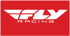 Fly Racing - Racing Banner Red 3' X 6' - NEW F-RACE RED 3X6