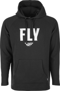 Fly Racing - Fly Weekender Pullover Hoodie Black/white 2x - 354-00102X