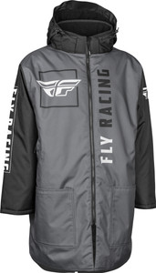 Fly Racing - Pit Coat Black/grey - 470-4051