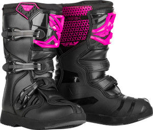Fly Racing - Youth Maverik Boots Pink/black Sz 01 - 364-67901