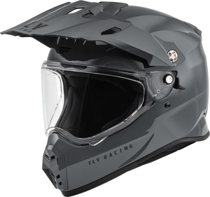 Fly Racing - Trekker Solid Helmet Grey Xl - 0 Fly Racing - Trekker Solid Helmet Grey Xl - 0
