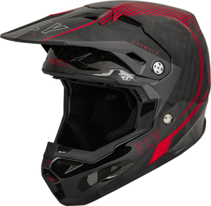 Fly Racing - Youth Formula Carbon Tracer Helmet Red/black Yl - 73-4443YL