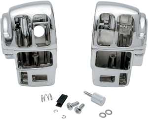 Drag Specialties - Switch Housing - Radio/Cruise - Chrome - Handlebar Switch Housing Kit - 07-0531AB