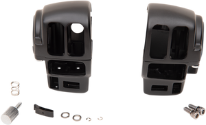 Drag Specialties - Switch Housing - Radio/Cruise - Matte Black - Handlebar Switch Housing Kit - 07-0531ABMB