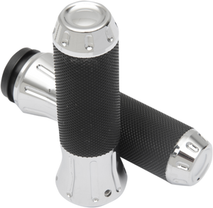 Drag Specialties - Grips - Custom - TBW - Chrome - Custom Grips - 354121