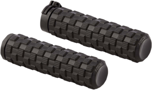 Arlen Ness - Grips - Air Trax - Cable - Black - Air Trax Grips - 07-350