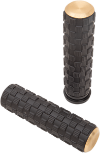 Arlen Ness - Grips - Air Trax - TBW - Brass - Air Trax Grips - 07-355
