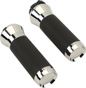 La Choppers - Grips - Cable - Chrome - Grips - LA-7492-01 La Choppers - Grips - Cable - Chrome - Grips - LA-7492-01