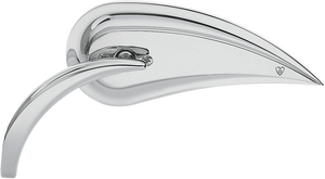 Arlen Ness - Rad III Mirror - Tear Drop - Chrome - Left - Rad III Mirror - 13-090