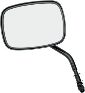 Drag Specialties - Die Cast Mirror - Standard Stem - Black - Die Cast Mirror - 302108BLK