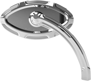 Arlen Ness - Cats Eye Forged Billet Mirror - Chrome - Left - Cats Eye Forged Billet Mirror - 13-131