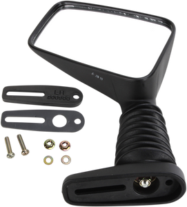 Parts Unlimited - ZR Mirror - Black - Left - ZR Fairing Mount Mirror - 17014