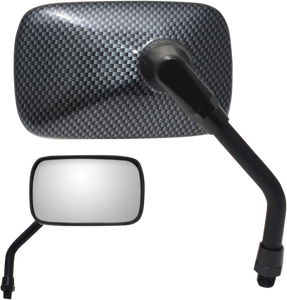 Parts Unlimited - Mini Rectangular Mirror - Mini Rectangular Mirror - 17053