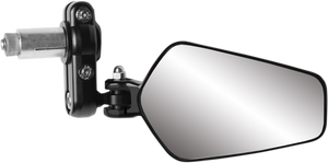 Parts Unlimited - Oval Bar End Mirror - Bar End Mirror - 98002