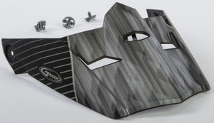 Gmax - Visor W/screws Colfax Mx-46 Matte Black/silver Xs-sm - G046868