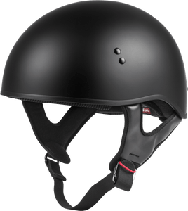 Gmax - Hh-45 Half Helmet Naked Matte Black Xl - H145077