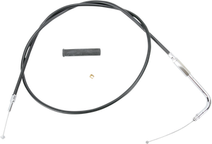 Drag Specialties - Throttle Cable - 43" - Vinyl - Black Vinyl Throttle/Idle Cable - 4332104B