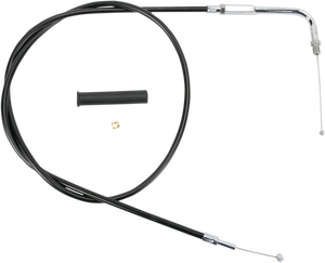 Drag Specialties - Throttle Cable - 48" - Vinyl - Black Vinyl Throttle/Idle Cable - 4331108B