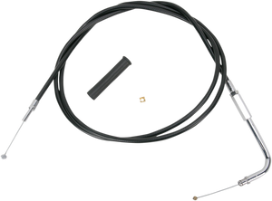Drag Specialties - Throttle Cable - 24-1/2" - Vinyl - Black Vinyl Throttle/Idle Cable - 43326-2B