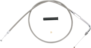 Drag Specialties - Throttle Cable - 30" - Braided - Stainless Braided Throttle Cable - 5330530B