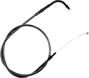La Choppers - Throttle Cable - 12" - 14" - Midnight - Midnight Braided Handlebar Throttle Cable - LA-8210TH13M
