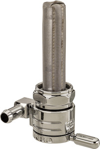 Golan - 22mm Petcock Forward Chrome 5/16 Hose - 76-312F-CS Golan - 22mm Petcock Forward Chrome 5/16 Hose - 76-312F-CS