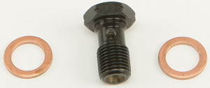 Goodridge - Banjo Bolt Ebony 10mmx1.0 Short - P992-03-31SEBK Goodridge - Banjo Bolt Ebony 10mmx1.0 Short - P992-03-31SEBK