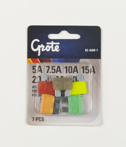 Grote - Atc Fuse Asmt 7/pk - 82-ANR-7